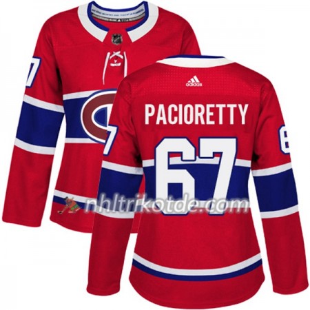 Montreal Canadiens Trikot Max Pacioretty 67 Adidas 2017-2018 Rot Authentic - Dame